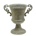 Floristik24 Antik pohár szürke Ø14,5cm H21cm