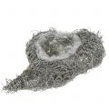 Szőlőszív mosott fehér 16cm x 21cm 1db | Floristik24.hu