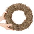 Természetes anyagból készült koszorú, natúr díszkoszorú barkácsoláshoz, 35cm | Floristik24.hu