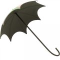 Floristik24 Fém esernyők, rugós, függő esernyők, őszi dekoráció rózsaszín/zöld, kék/sárga H29,5cm Ø24,5cm 2 db-os készlet