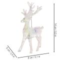 Akril rénszarvas karácsonyfadíszek, 14 cm, 4 darab | Floristik24.hu
