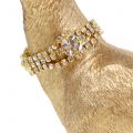 Floristik24 Dekoratív szarvas gyémánt arany 18cm x 23cm