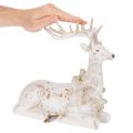Dekoratív figura ülő szarvasról aganccsal, 30 cm | Floristik24.hu