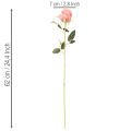 Műrózsa virágok csokorban, hosszú szár 62cm, 12 darab | Floristik24.hu