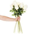 Műrózsa virág, hosszú szárú, vázába, 62 cm, 12 darab | Floristik24.hu