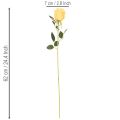 Műrózsa hosszú szárral, művirág, 62cm, 12 darab | Floristik24.hu