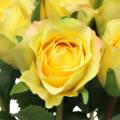 Floristik24 Rózsa sárga 42cm 12db
