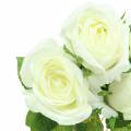 Floristik24 Rózsa fehér 40 cm