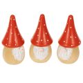 Floristik24 Mini Gnóm Figura Légyölő Galóca Asztaldísz 10cm 6db