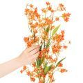 Művirág orchidea ág narancssárga filigrán szobadekoráció 110cm 3db | Floristik24.hu