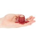 Csillag alakú gyertyatartó kúpos gyertyákhoz, adventi és karácsonyi, 8 cm, 2 darab | Floristik24.hu