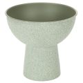 Floristik24 Modern kerek virágcserép magas talpon, 18 cm