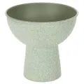 Floristik24 Modern kerek virágcserép magas talpon, 18 cm