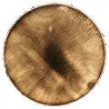 Floristik24 Dekoratív fa korong lángos Rusztikus fa díszítő rétegelt lemez Ø20cm