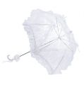 Floristik24 Esernyő hegyes fehér Ø60cm L80,5cm