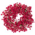 Floristik24 Művirág koszorú, rezgős dekoráció, 30cm
