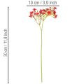 Műlégy, piros, virágdísz csokor, 30 cm, 10 darab | Floristik24.hu