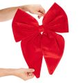 Dekoratív piros bársony masni ablakra vagy ajtóra, 50 cm | Floristik24.hu