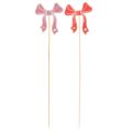 Dekoratív masnis virágdíszek 32cm 12db | Floristik24.hu