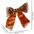 Dekoratív masni állatmintás leopárd mintával 20cm 3db | Floristik24.hu