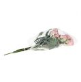 Floristik24 Selyemvirág rózsa Ø7cm L37cm órózsaszín 6db
