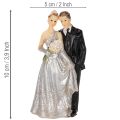 Ezüst házassági évfordulós párnak 10cm | Floristik24.hu