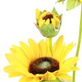 Floristik24 Műnövények műnapraforgó művirágok dekoráció sárga 64cm