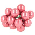 Karácsonyi gömbdíszek dróttal, mini fényes, tükrös bogyók, 20 mm, 140 darab | Floristik24.hu