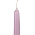 Kúpos gyertyák Wenzel gyertyák lila 250/23mm 12 db | Floristik24.hu