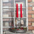 Kúpos gyertyák 250/23 rubin (12 db) | Floristik24.hu