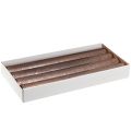 Kúpos gyertyák egyszínű réz lakkozott 34x300mm 4 db | Floristik24.hu
