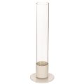 Floristik24 Modern kúpos gyertyatartó üveghengerrel és talppal, 31 cm