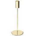 Floristik24 Arany fém gyertyatartó modern 21,5 cm 4 darabos