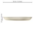 Szűkülő gyertyatartó 4 gyertyához, gyertyatál, szürke fém, Ø30cm | Floristik24.hu
