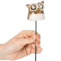 Kerámia bagoly díszes növényfigura 26cm 2db | Floristik24.hu