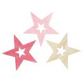 Floristik24 Csillagok szórni rózsaszín, rózsaszín, természet 4cm 72db