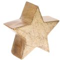 Floristik24 Dekoratív karácsonyi csillag állvány asztalra vagy polcra, 10 cm, 3 darab