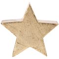 Dekoratív karácsonyi csillag állvány asztalra vagy polcra, 10 cm, 3 darab | Floristik24.hu