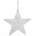 Floristik24 Akasztható karácsonyi dekorációs csillag 30cm 3db
