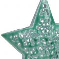 Floristik24 Menta zöld csillag 15 cm