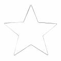 Floristik24 Deco csillag ezüst 40cm 4db