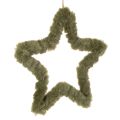 Floristik24 Függőcsillag, műszőrme, ajtókra és ablakokra, 30 cm, 3 darab