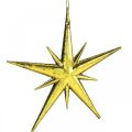 Floristik24 Karácsonyi dekoráció csillag medál arany W11,5cm 16db
