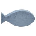 Floristik24 Szórványdísz fa dekoráció hal kék fehér tengeri 3-8cm 24db