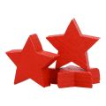 Floristik24 Szórványdísz karácsonyi csillagok piros fa csillagok Ø1,5cm 300db
