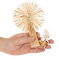 Szalma Csillag Szett Karácsonyfa Díszek Figurák és Csillagok 35 db | Floristik24.hu