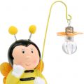 Floristik24 Dekoratív figura méh lámpával H21cm