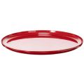 Floristik24 Dekoratív tálca, piros, minimalista dizájn, 27 cm