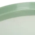 Kerek zöld dísztányér állványon asztali kompozícióhoz, 30cm | Floristik24.hu