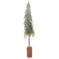 Floristik24 Műfenyő talppal, matt, téli dekorációként, 90 cm